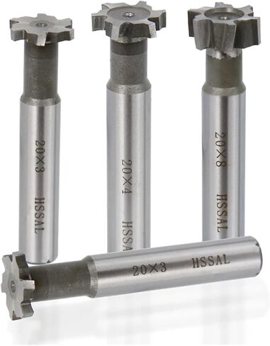T Mill End Mill ، T-Slot Milling Router بت 8-20 مم المعدني أداة Keyway أداة Tungsten Carbide نهاية in Kuwait