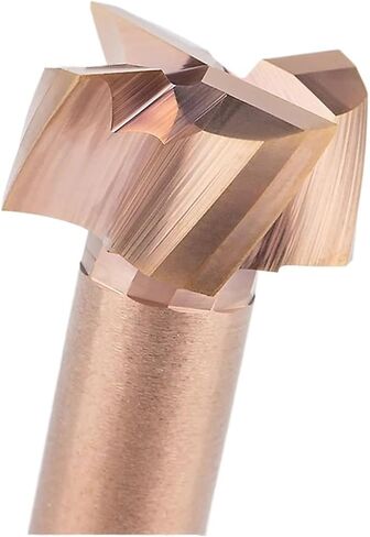 T Slot End Mill, T Slot Milling Coated Carbide HRC55 End Mill Alloy Tungsten Steel Slotting Bits 1pcs in Saudi Arabia