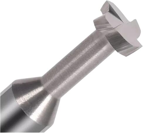 T Slot End Mill, T Slot Milling Aluminum Copper Machining Tool Tungsten Solid Carbide Groove End Mill 1pcs in Saudi Arabia