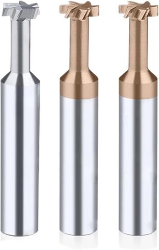 Carbide T Slot Milling Tools Metal Machining Tungsten Steel T-Groove End Mills 1pc(H3.0,UNCOATED-D5X50L) in Saudi Arabia