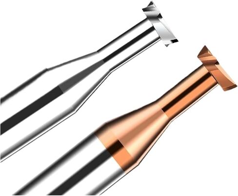 Carbide T Slot Milling Tools Metal Machining Tungsten Steel T-Groove End Mills 1PC (H3.0 ، غير مستقر-D5x50L) in Kuwait