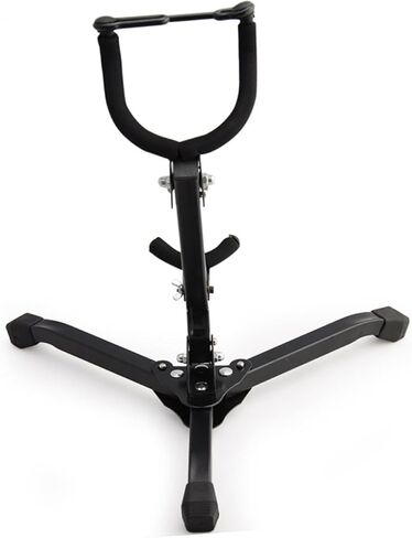 BESPORTBLE Saxophone Holder Portable Saxophone Display Rack for Alto Tenor Saxophones Durable Stand with Cushion Protection Black Sax Storage in Kuwait