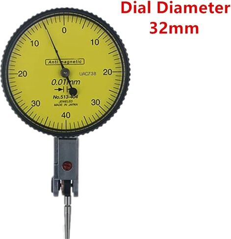 مؤشر قرص جدول أدوات رافعة الأدوات 513-404 مقياس 0-0.8 ملم قياس قضبان توراشيات متري (32 مم) in Kuwait
