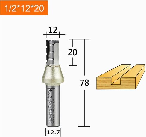 Arden 3 Flutes TCT جهاز التوجيه المستقيم بت قطع CNC CNC CRBIDE CATTER CARBIDE للأخشاب MDF Multilayer Board (24 مم) in Saudi Arabia