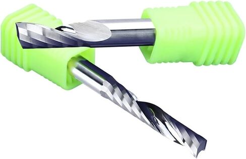 Vsharp 3A Single Flute Spiral End Mill Tungsten Carbide Milling Cutter CNC Bits 4mm 6mm Shank PVC Acrylic Wood Cutting Engraving(4x32x55) in Saudi Arabia