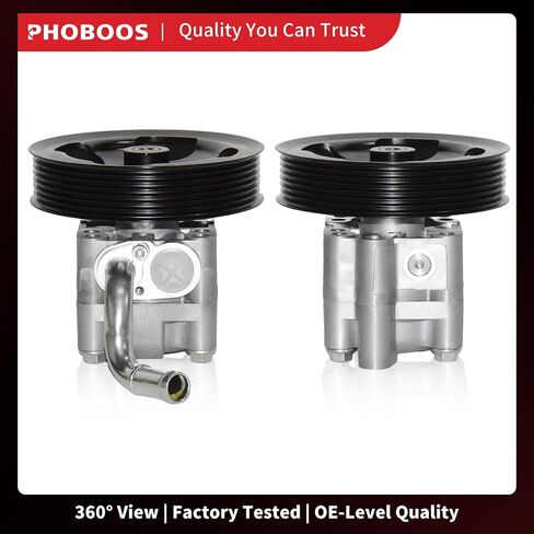 مضخة التوجيه Phoboos Power متوافقة مع طرز Infiniti 2008-2017 V6 3.5L/3.7L ، مع منفذ ونبرة ، توجيه سلس ، ضوضاء منخفضة ، متانة عالية ، المرجع. 21-394 in Kuwait