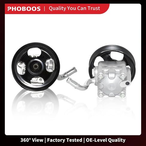 مضخة التوجيه Phoboos Power متوافقة مع طرز Infiniti 2008-2017 V6 3.5L/3.7L ، مع منفذ ونبرة ، توجيه سلس ، ضوضاء منخفضة ، متانة عالية ، المرجع. 21-394 in Kuwait