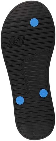 New Balance Unisex-adult 24 V1 Flip-Flop, Black/Vibrant Sky, Men 3 M / Women 4.5 W in Saudi Arabia