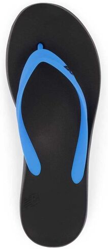 New Balance Unisex-adult 24 V1 Flip-Flop, Black/Vibrant Sky, Men 3 M / Women 4.5 W in Saudi Arabia
