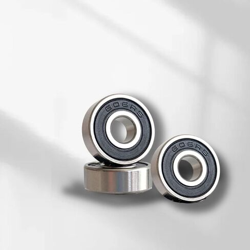 Sonorphine［10 Pack］606-2RS Ball Bearings–Bearing Steel and Double Rubber Sealed Miniature Deep Groove Ball Bearings for Drone Motors, Medical Devices, Printers(6x17x6mm) in Saudi Arabia
