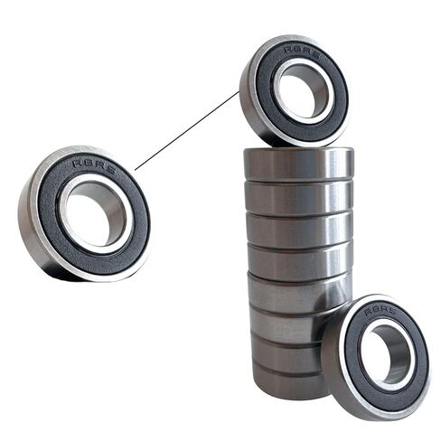 Sonorphine［10 Pack］606-2RS Ball Bearings–Bearing Steel and Double Rubber Sealed Miniature Deep Groove Ball Bearings for Drone Motors, Medical Devices, Printers(6x17x6mm) in Kuwait