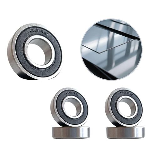 Sonorphine［10 Pack］606-2RS Ball Bearings–Bearing Steel and Double Rubber Sealed Miniature Deep Groove Ball Bearings for Drone Motors, Medical Devices, Printers(6x17x6mm) in Kuwait