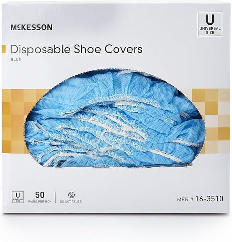 أغطية أحذية McKesson للطلاء ، البناء ، يمكن التخلص منها - عالمي ، حذاء مرتفع ، إغلاق مرن ، نعل غير سكيد ، غير سرير - أزرق ، حجم واحد يناسب أكثر ، 300 زوج in Saudi Arabia