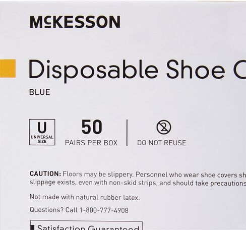 أغطية أحذية McKesson للطلاء ، البناء ، يمكن التخلص منها - عالمي ، حذاء مرتفع ، إغلاق مرن ، نعل غير سكيد ، غير سرير - أزرق ، حجم واحد يناسب أكثر ، 300 زوج in Saudi Arabia