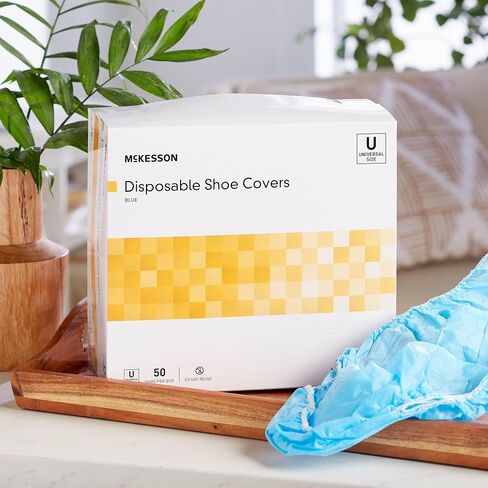 أغطية أحذية McKesson للطلاء ، البناء ، يمكن التخلص منها - عالمي ، حذاء مرتفع ، إغلاق مرن ، نعل غير سكيد ، غير سرير - أزرق ، حجم واحد يناسب أكثر ، 300 زوج in Saudi Arabia