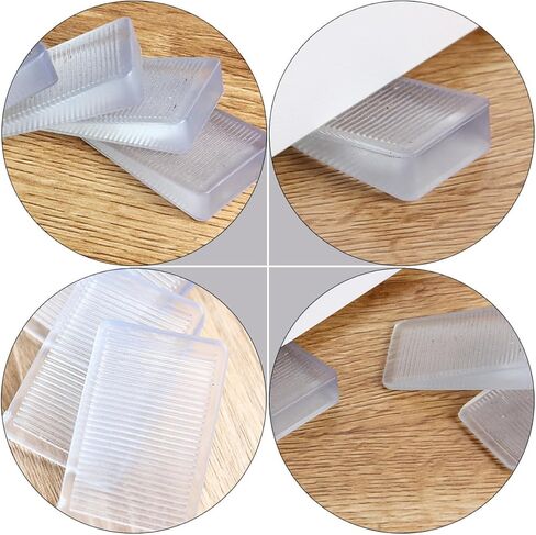 12pcs الأثاث تسوية التصميم إسفين Shims لاستقرار الجداول خزائن وأكثر سهلة القابلة للتكديس للأسطح غير المستوية لمشاريع المنزل و DIY in Saudi Arabia