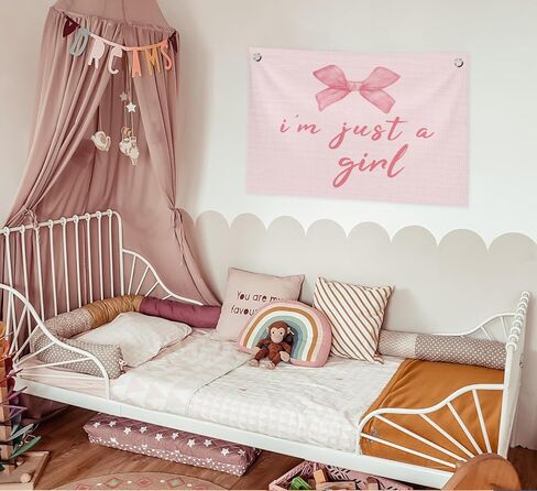 Ice Whitey Preppy Coquette Room Decor ، لافتة ديكور القوس الوردي لحضانة Toddler Teen Girls Room Bedroom Bathor in Kuwait