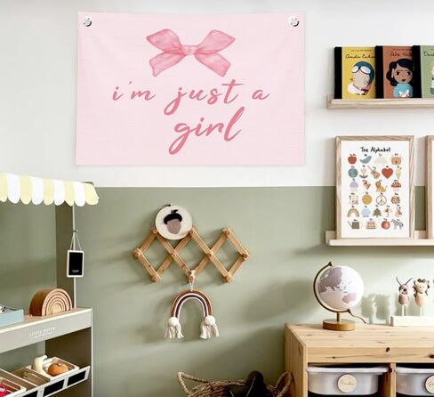 Ice Whitey Preppy Coquette Room Decor ، لافتة ديكور القوس الوردي لحضانة Toddler Teen Girls Room Bedroom Bathor in Kuwait