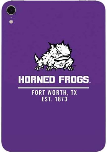 Skinit Decal Tablet Skin Compatible with iPad Mini 7 (2025) - Officially Licensed Texas Christian University Horned Frogs TCU Design in Saudi Arabia