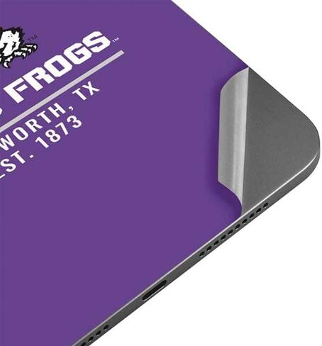Skinit Decal Tablet Skin Compatible with iPad Mini 7 (2025) - Officially Licensed Texas Christian University Horned Frogs TCU Design in Saudi Arabia