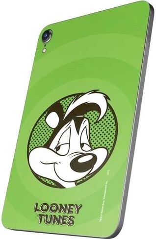 Skinit Decal Tablet Skin Compatible with iPad Mini 7 (2025) - Officially Licensed Looney Tunes Pepe Le Pew Design in Saudi Arabia