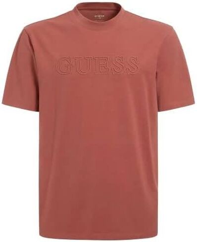 GUESS Men's Eco Alphy Tee, Wilted Rose, XXL in Saudi Arabia