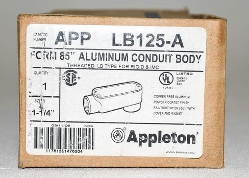 0ZGLB125A 1-1/4 in Alum LB COND Body in Saudi Arabia
