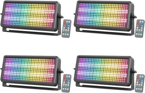 180W LED LED LIGH LIGHT ، دعم ضوء غسالة الجدار 4/11/165CH DMX ، RDM ، التحكم الصوتي النشط في اللون المتغير VLOOT DJ Lights Bar للحفلات حفل زفاف كنيسة Disco Club Indoor (2) in Kuwait