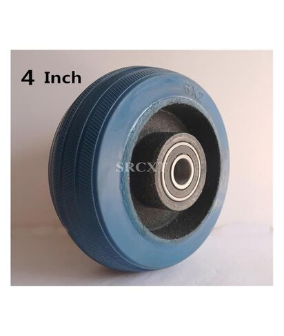 1 حزمة 8 بوصة العجلة واحدة العجلة سميكة الأزرق مرنة مرنة مقاومة للارتداء عربة محرك أقراص in Kuwait