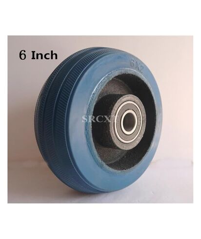 1 حزمة 8 بوصة العجلة واحدة العجلة سميكة الأزرق مرنة مرنة مقاومة للارتداء عربة محرك أقراص in Kuwait