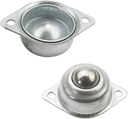 4pcs دوران كرة الدوران العالمي عجلات العجلة 1/2 بوصة نقل بكرة أسطوانة مثبتة على النقل (4pcs نايلون) in Kuwait