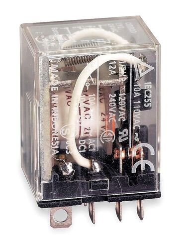 Omron Industrial Automation Ly2n-AC220/240 Power Relay ، DPDT ، 240VAC ، 10A ، قم بتوصيله in Saudi Arabia
