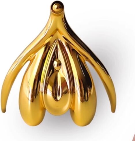 Female Clitoris Anatomical Model -Educational Anatomy Model Premium Clitoris 3D for Educational Purposes - Accurate Clitoris Sculpture Manikin for Learning and Therapy (Silver) in Kuwait