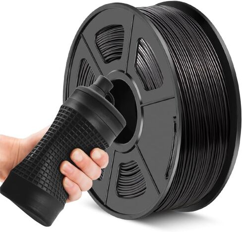 خيوط Jayo TPU 1.75 مم أسود 1 كجم ، 95A مرنة ناعمة ثلاثية الأبعاد الدقة الأبعاد in Kuwait