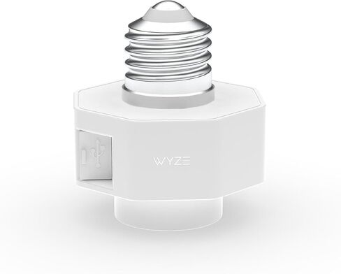 Wyze Lamp Socket V2 محول الطاقة لـ Wyze Cam V3/V3 Pro/V4/OG/PAN V3 (تباع بشكل منفصل) in Kuwait