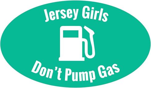 لا تضخ فتيات Cafepress Jersey الغاز (Aqua) الملصق in Saudi Arabia
