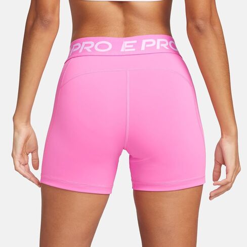 شورت Nike Pro 365Women's 5 "(الوردي/الأبيض المرعب ، CZ9831-675) in Saudi Arabia