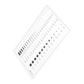 Cabilock Defect Detection Gauge Estimation Chart High Accuracy Line Gauge Ruler Measurement Tool for Crack and Scratch in Saudi Arabia