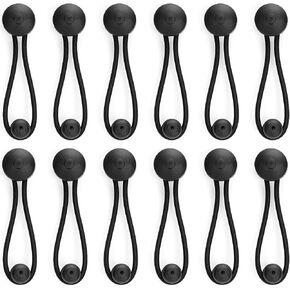 12 Sets Bungee Shock Cord Cover Clips and Lacing Knobs Knobs Combination Pull Tie Down Tarp Canvas Knobs for Marine Boat Yacht Truck Car RV Covers in Saudi Arabia