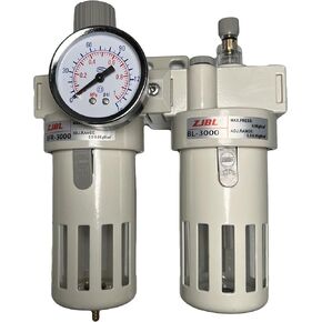 White Spray Molding Oil-Water Separator BFC2000/3000/4000 Pressure Regulating Filter Pneumatic Double Piece(45661) in Saudi Arabia
