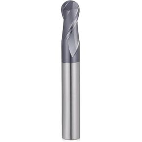 HRC 50 55 65 Ball Nose End Milling Cutter Tungsten Carbide Cutter CNC TORUTER BET MLING TOULL 2 Flute Ball End Mill (R1.5XD3X100 ، HRC55 2F) in Kuwait