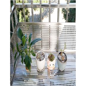 Industrial Metal Plate Cat Balcony Nets - 304 Stainless Steel Perforated Sheet, Leakproof Anti-Fall Mesh Pad for Windows, 55x180cm Safety Solution in Saudi Arabia