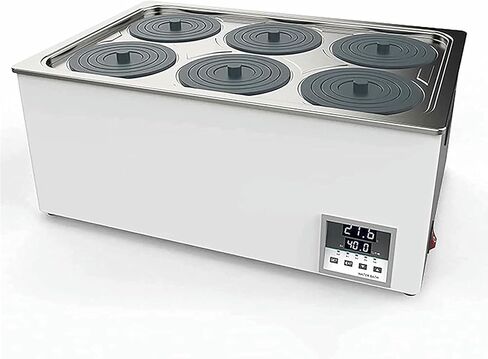 Water Bath for Digital Scientific Laboratory, Thermostatic Water Bath with Digital Screen and Protective Cover for Laboratory Use, Stainless Steel Coating 304, P in Saudi Arabia