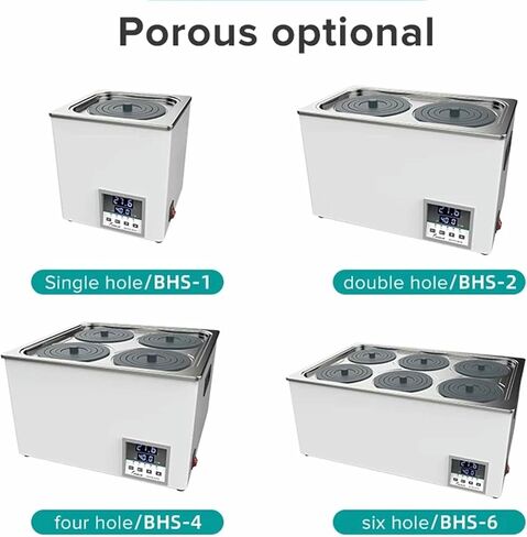 Water Bath for Digital Scientific Laboratory, Thermostatic Water Bath with Digital Screen and Protective Cover for Laboratory Use, Stainless Steel Coating 304, P in Saudi Arabia