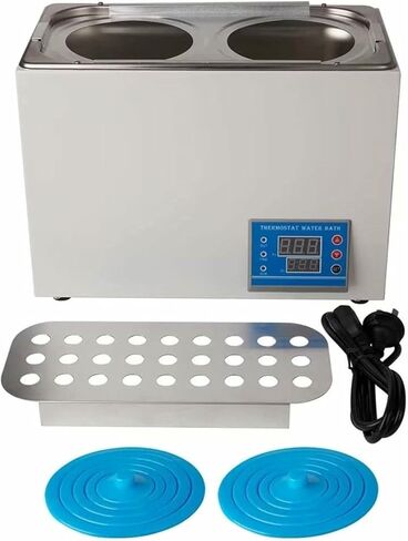 Digital Thermostatic Laboratory Water Bath - Scientific Heating Bath with Electric Heater, Stainless Steel Coating with Digital Screen and Protective Cover in Saudi Arabia