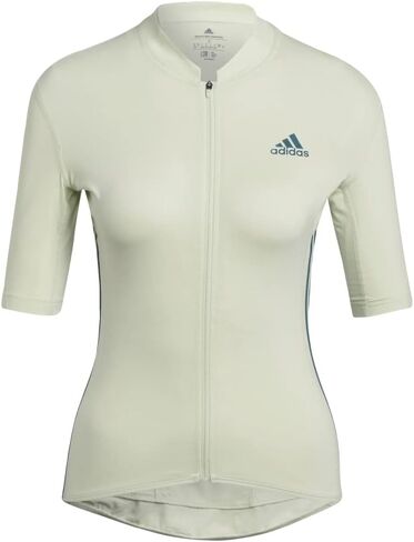 adidas The Short Sleeve Cycling Jersey Women's, Green, Size S in Saudi Arabia