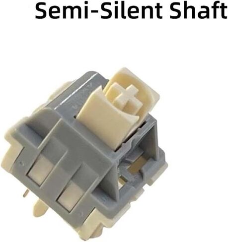 10PCS Silent Gray White Shaft 62g Five Legged Linear Gold-Plated Spring Mechanical Keyboard Shaft Body in Saudi Arabia