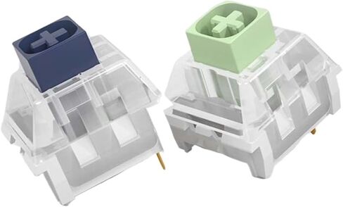 10PCS Mechanical Gaming Keyboard Shafts Heavy Dark Blue Jade Large Key Shafts(Jadeite Color,30 PCS) in Saudi Arabia