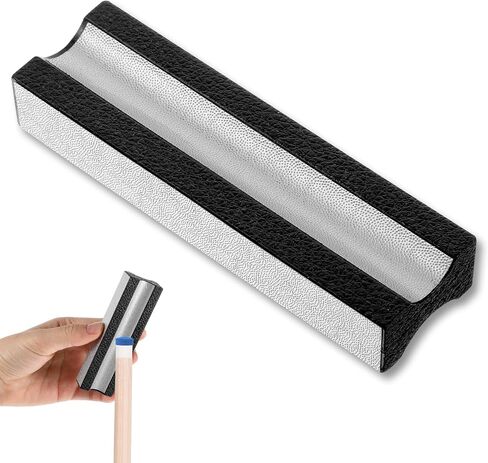 Pool Cue Tip Shaper, Cue Tip Shaper for Billiards Enthusiasts Durable Stainless Steel Black 3.98 * 1.18 * 0.65inch Essential Billiards Accessories in Saudi Arabia