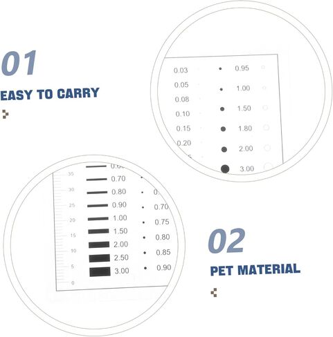 Cabilock Defect Detection Gauge Estimation Chart High Accuracy Line Gauge Ruler Measurement Tool for Crack and Scratch in Saudi Arabia